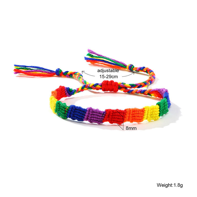 Braided Adjustable Stainless Steel Bracelet