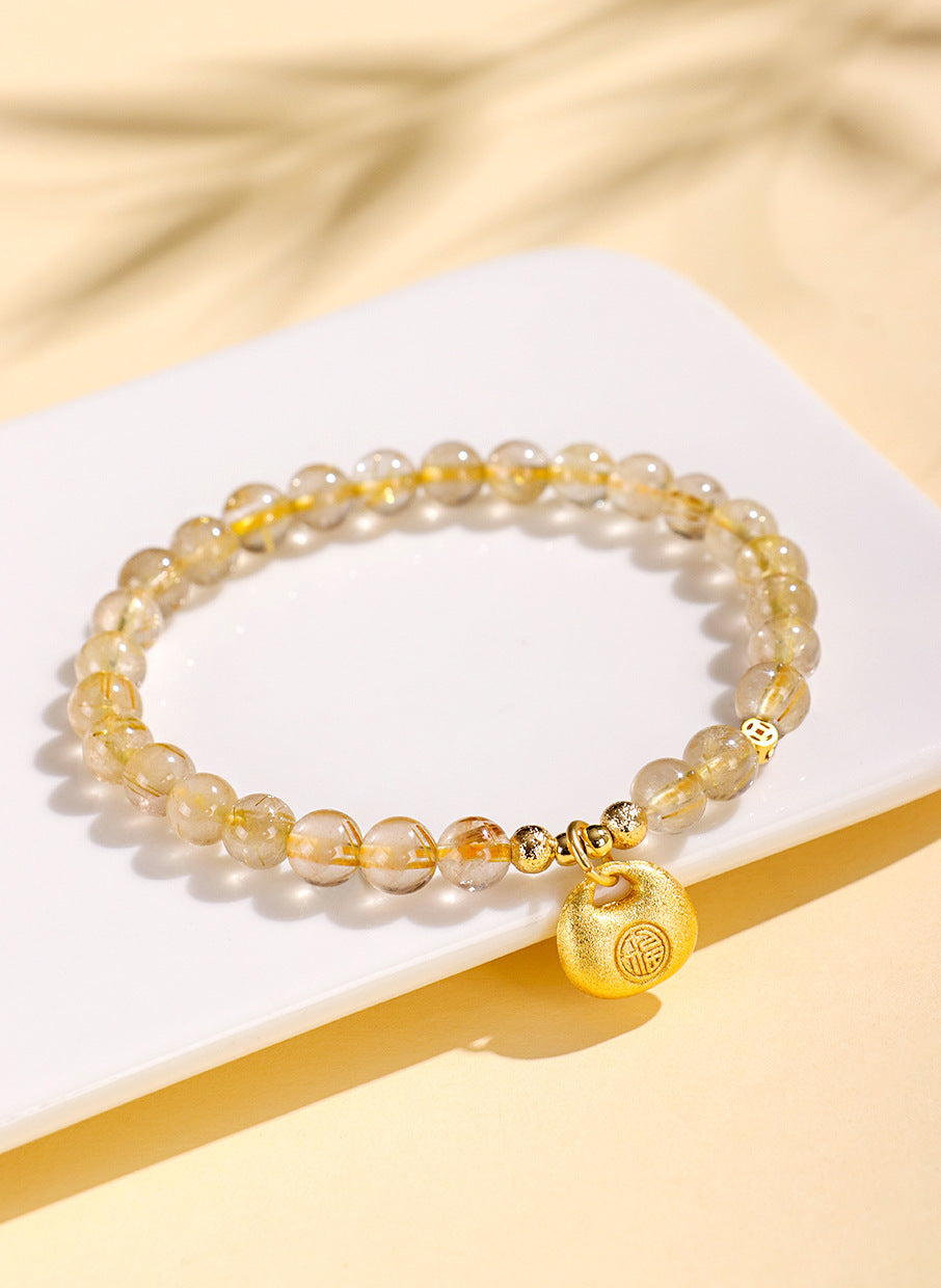 Planderful Fortune's Favor Bracelet – Elegant Crystal Beaded Design
