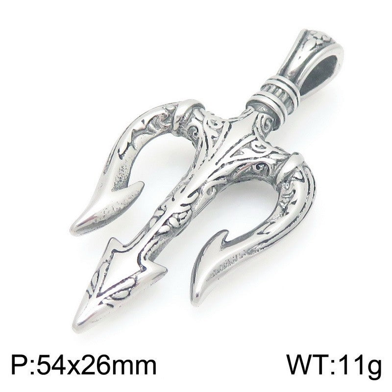 Planderful Norse Eye Of Horus Necklace Titanium For Men Bold