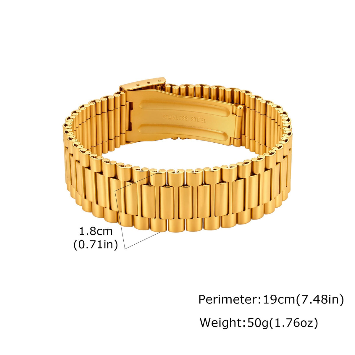Vintage Stainless Steel Bracelet Unisex
