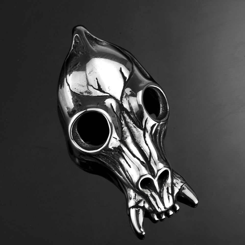 Vintage Men's Jewelry Punk Style Bones Pendant Necklace