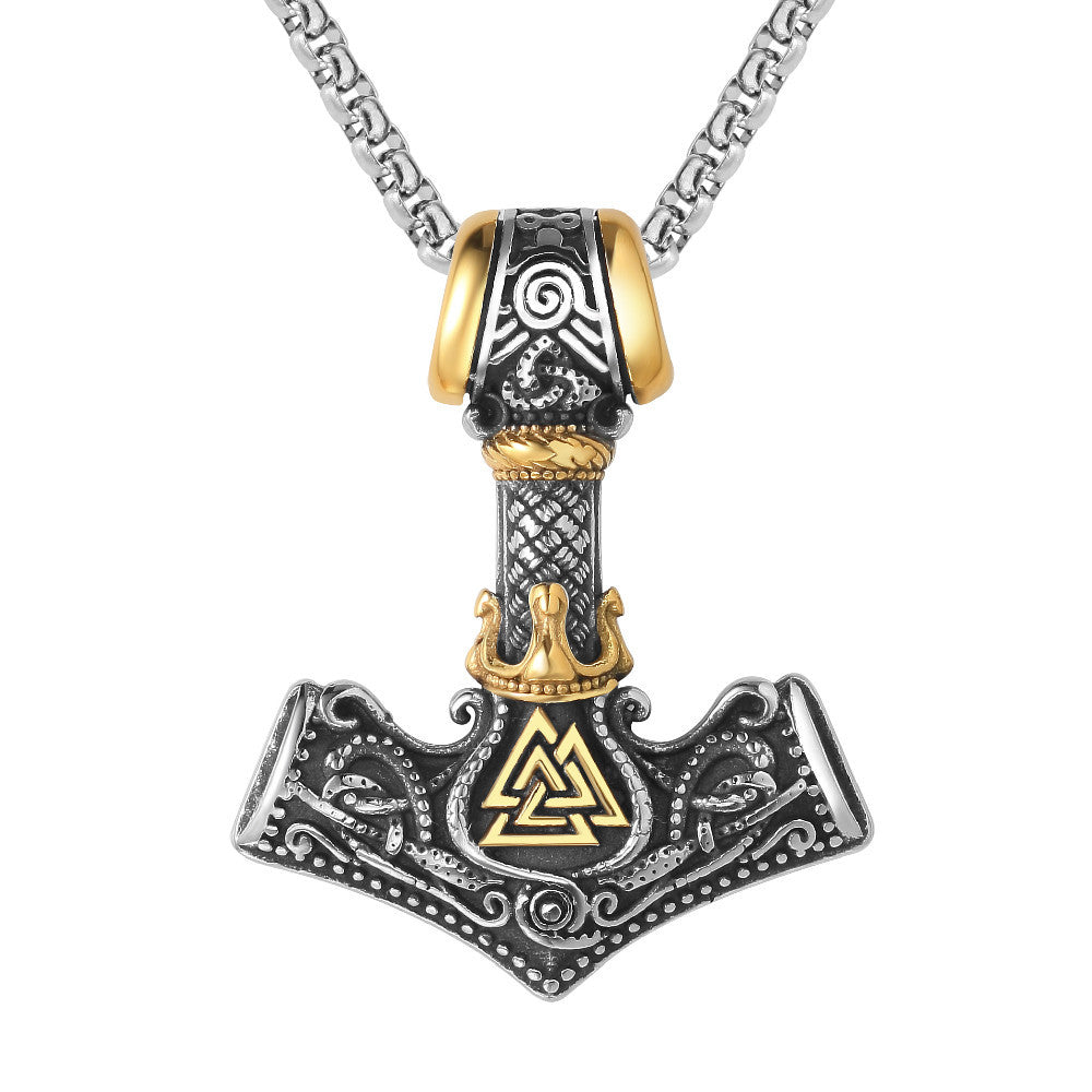 Viking Ship Anchor Pendant For Men And Women Titanium Steel Unisex Protection Charm Planderful