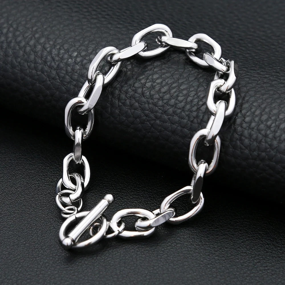 Punk Trendy Stainless Steel Men's Bracelet