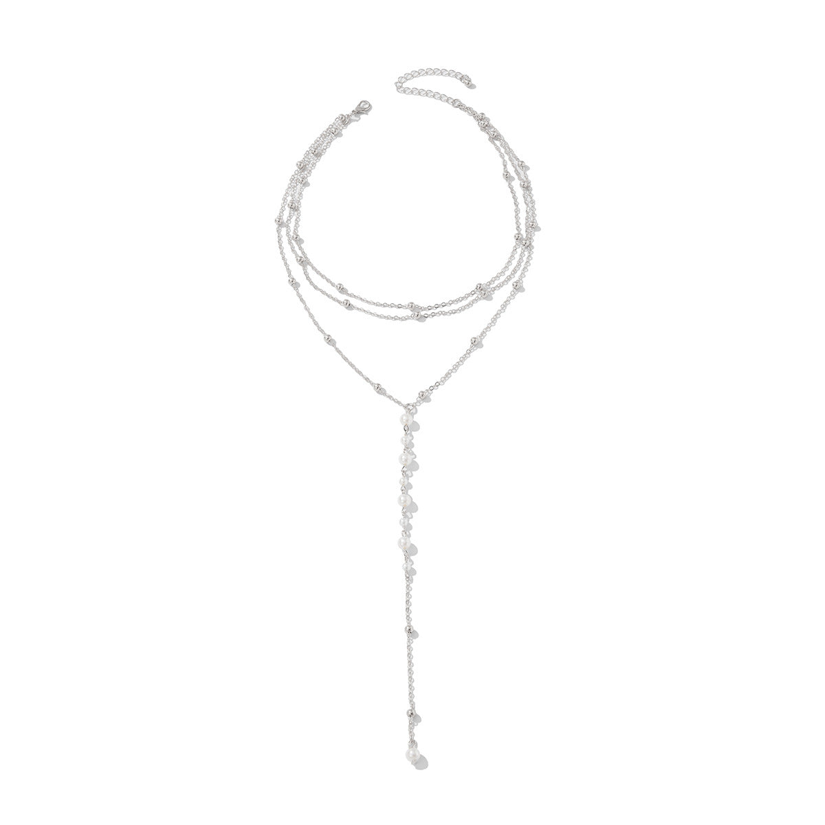 Planderful Vienna Verve Necklace – Elegant Geometric Y-Shaped Design