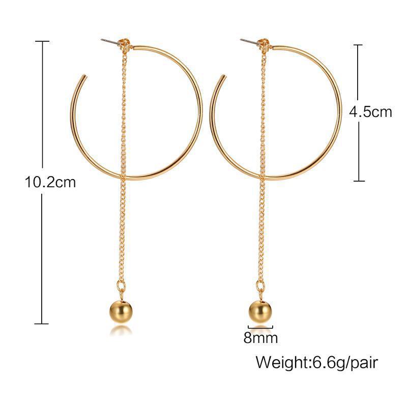 Korean Version Of Women's Long Fringed Earrings Jewelry