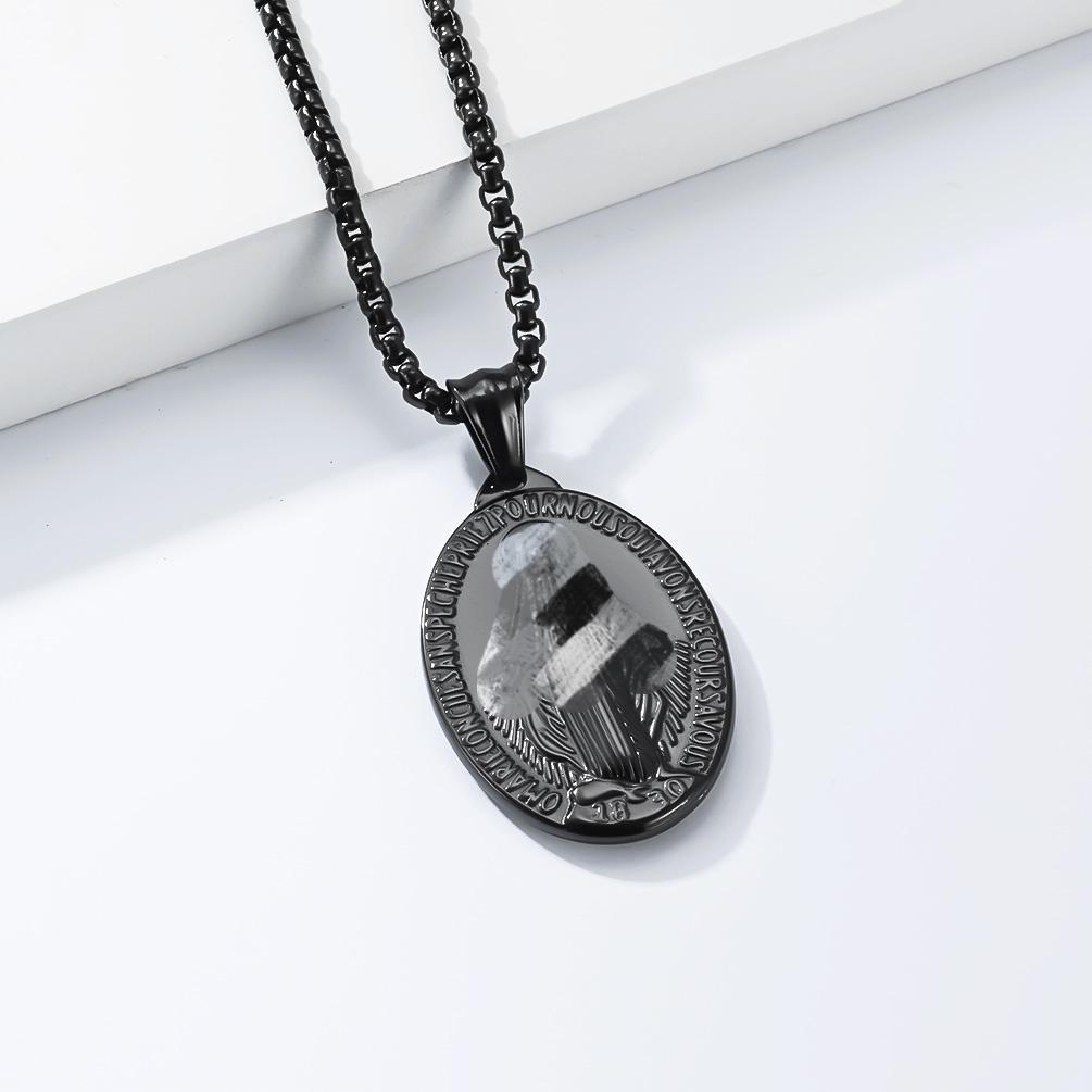 Punk Retro Stainless Steel Pendant Necklace
