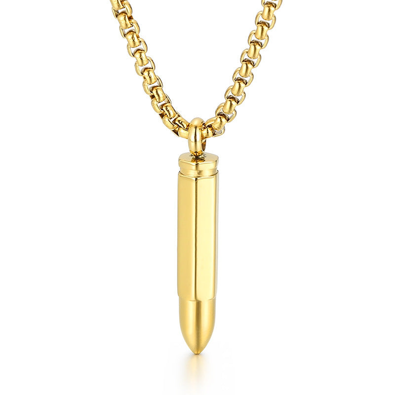 Stylish Multi-Color Electroplated Titanium Steel Pendant for Men