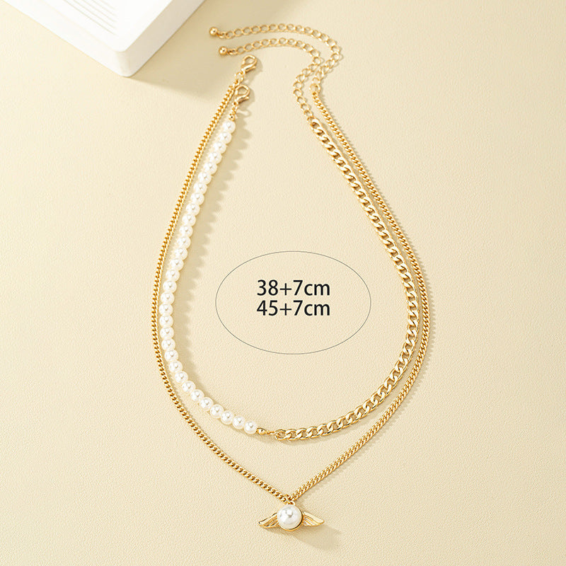 Elegant Pearl Drop Necklace Set - Wholesale Jewelry Collection