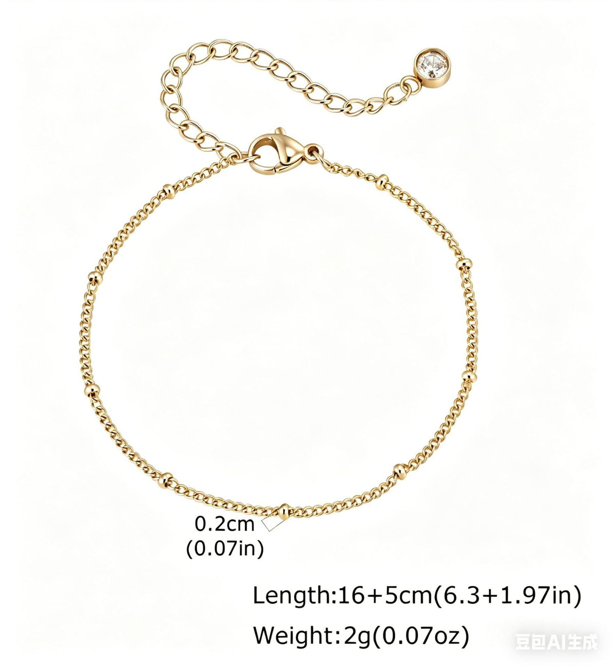 Minimalist Beaded Bracelet for Women