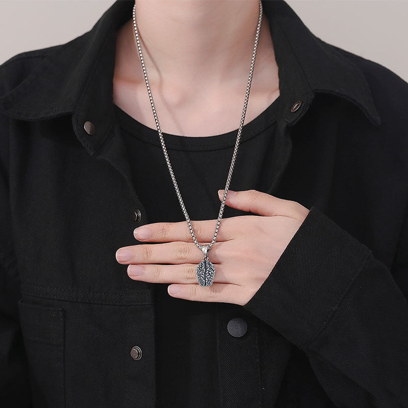 Steel Necklace – Statement Men's Necklace