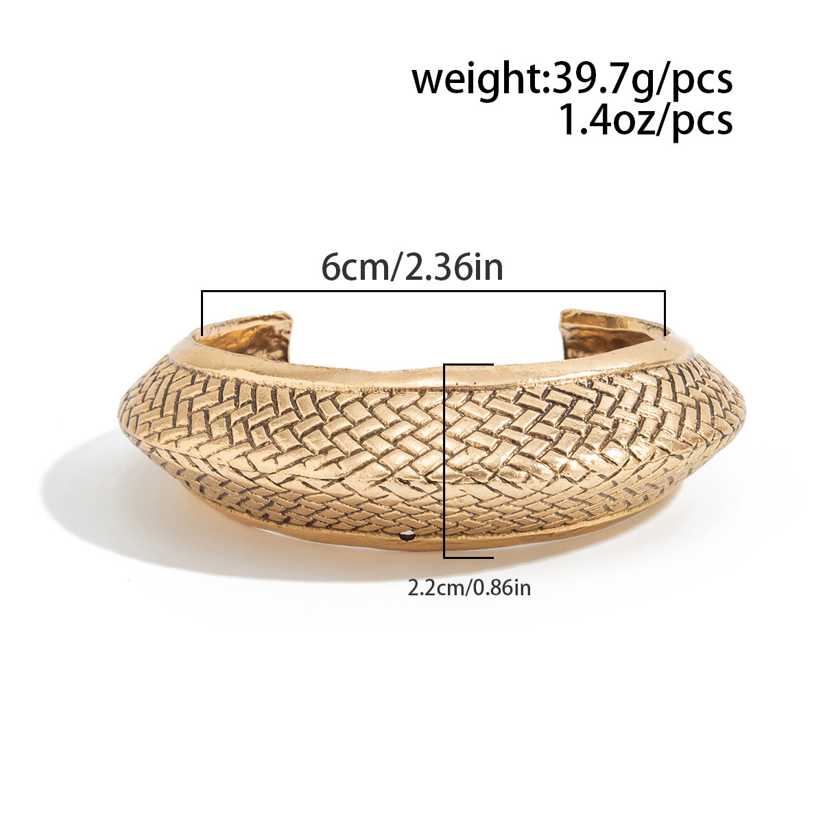 Planderful Vienna Verve Snake Skin Pattern Opening Bracelet For Women Geometric Winding Statement Jewelry