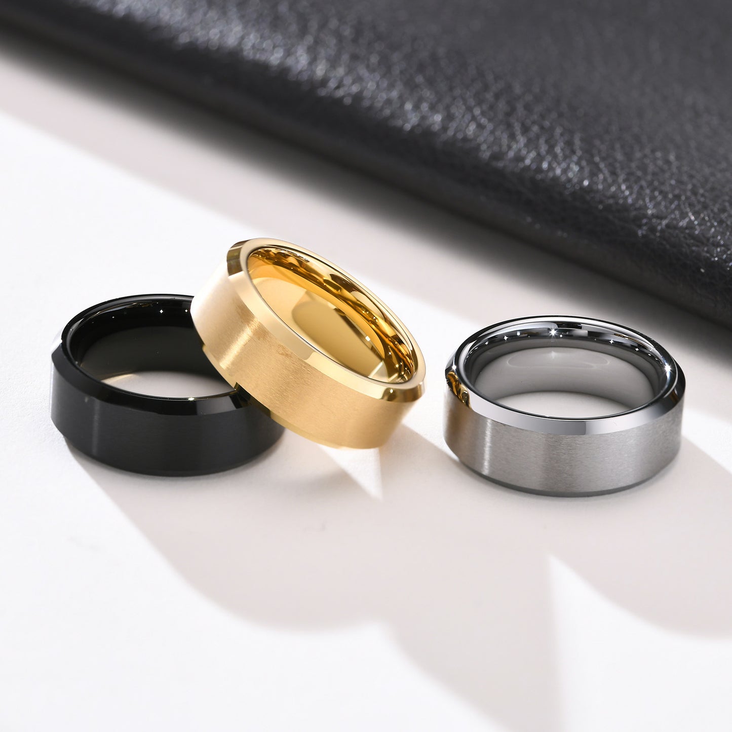 Trend Jewelry Wholesale Pure Tungsten Gold Men's Ring