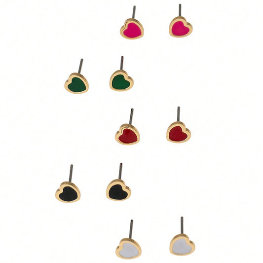Planderful Vienna Verve Earrings Set – Exquisite Color Drip Design