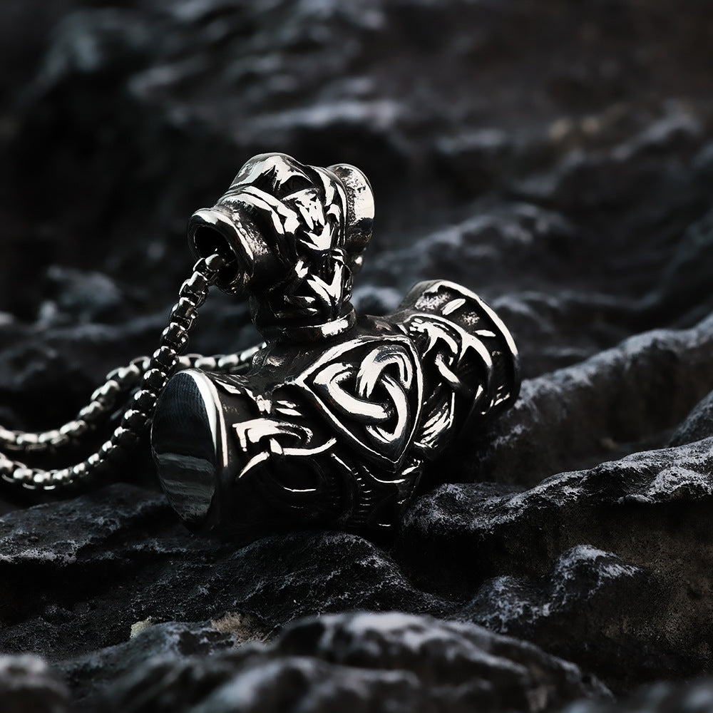 European And American Jewelry Titanium Steel Pendant Necklace For Men