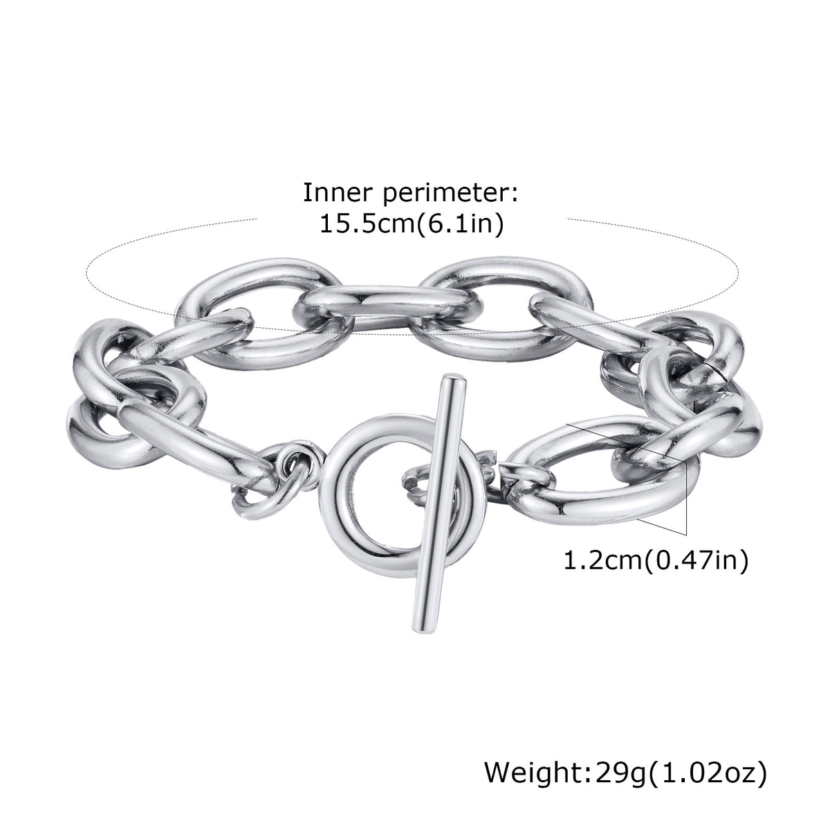 Cross Stainless Steel Bracelet