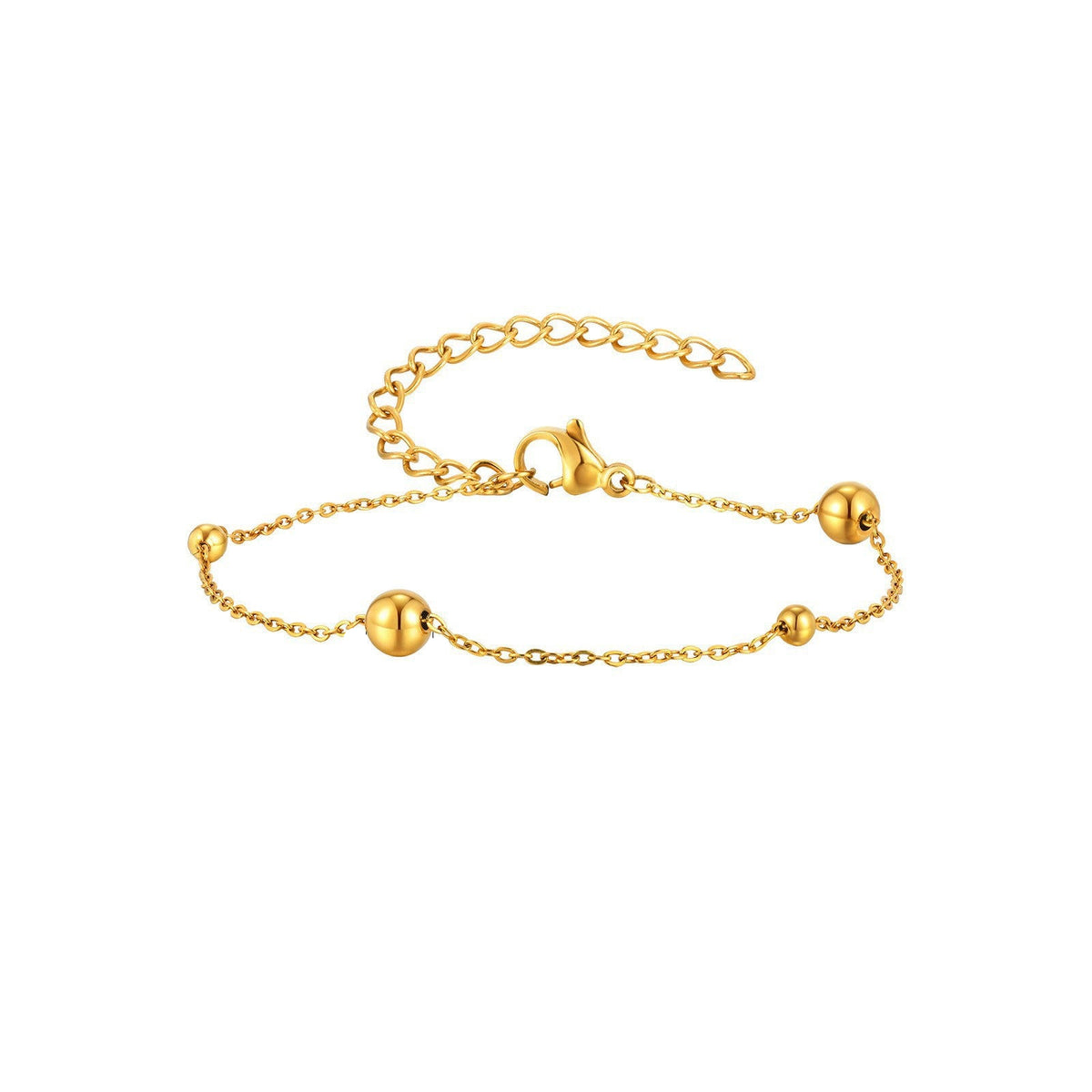Cross Snake Pearl Zircon Stainless Steel Bracelet