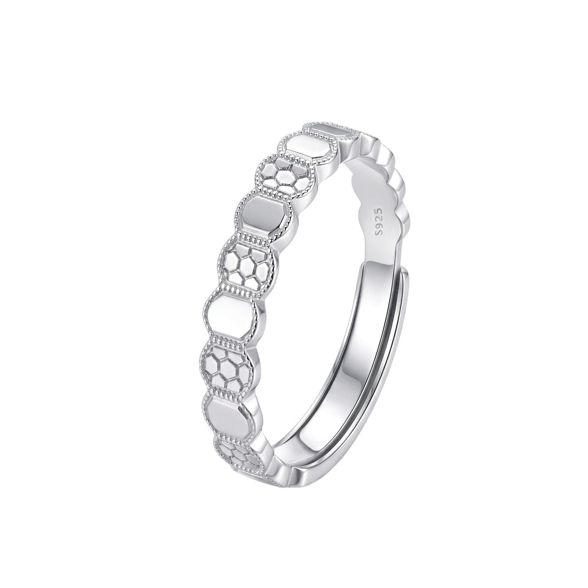 Cube S925 Sterling Silver Ring