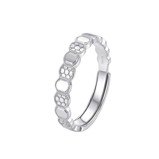 Cube S925 Sterling Silver Ring