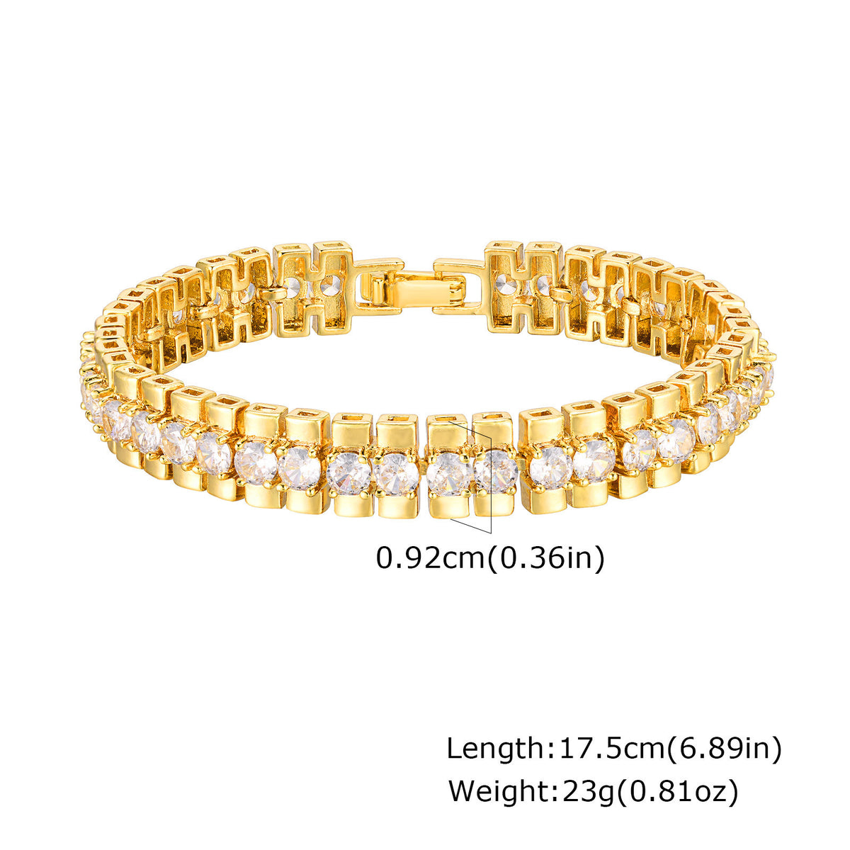 Zircon Copper Bracelet for Women
