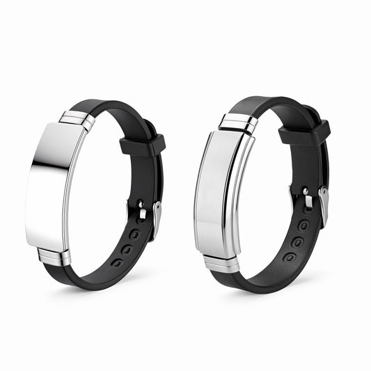 Mens Stainless Steel Bracelet Everyday Genie By Planderful Unisex Trendy Jewelry Protection Statement