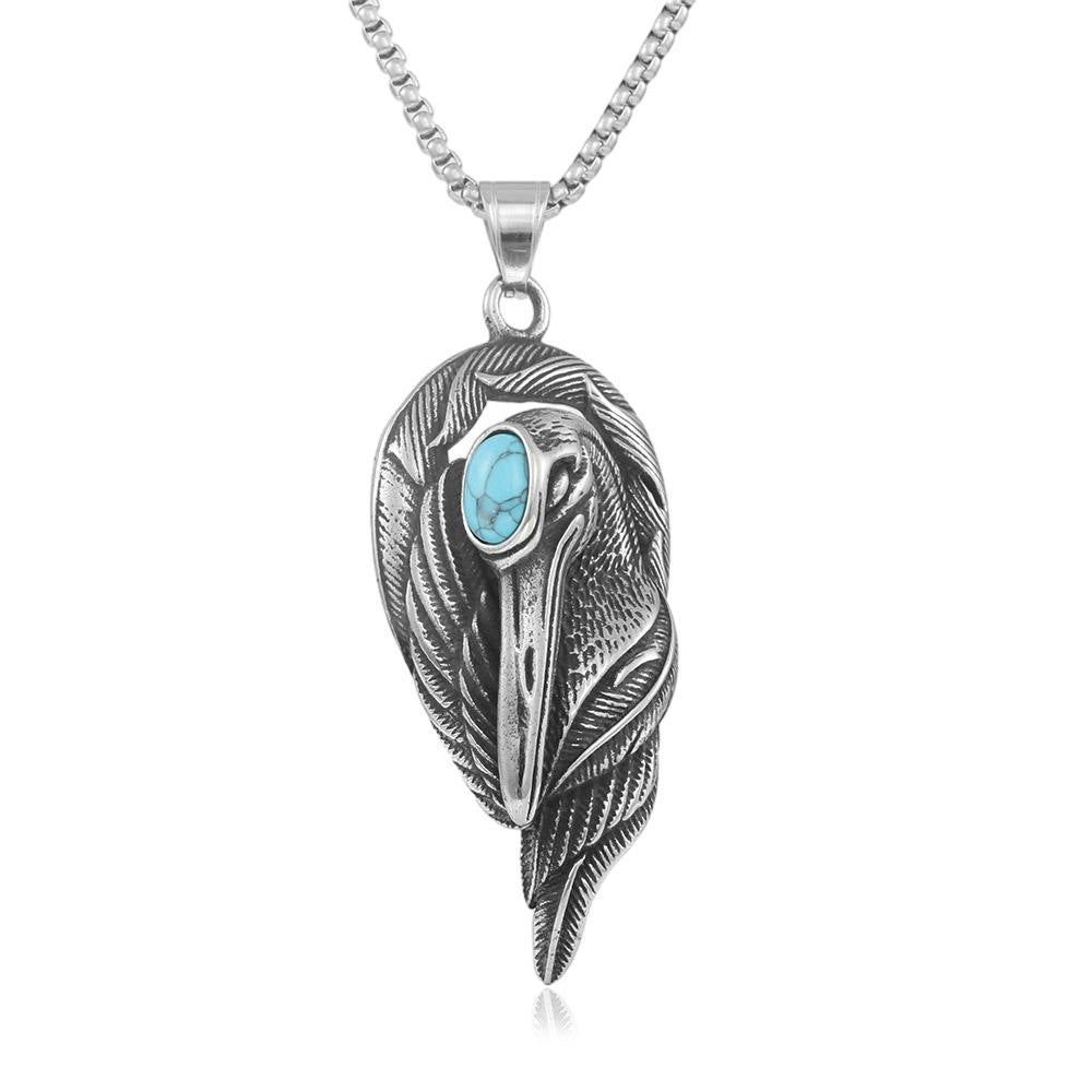 European And American Stainless Steel Animal Flamingo Pendant