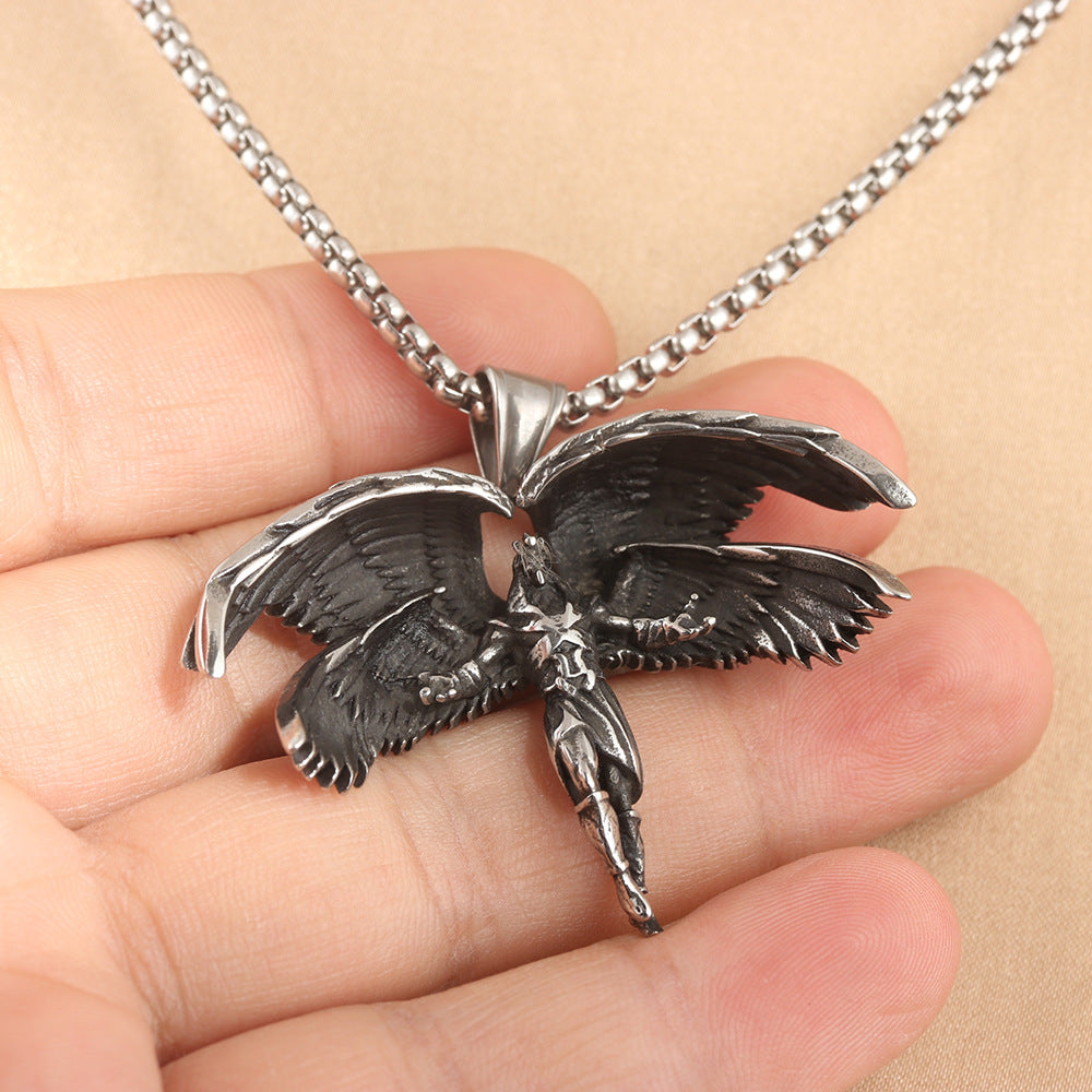 European And American Stainless Steel God Of War Pendant