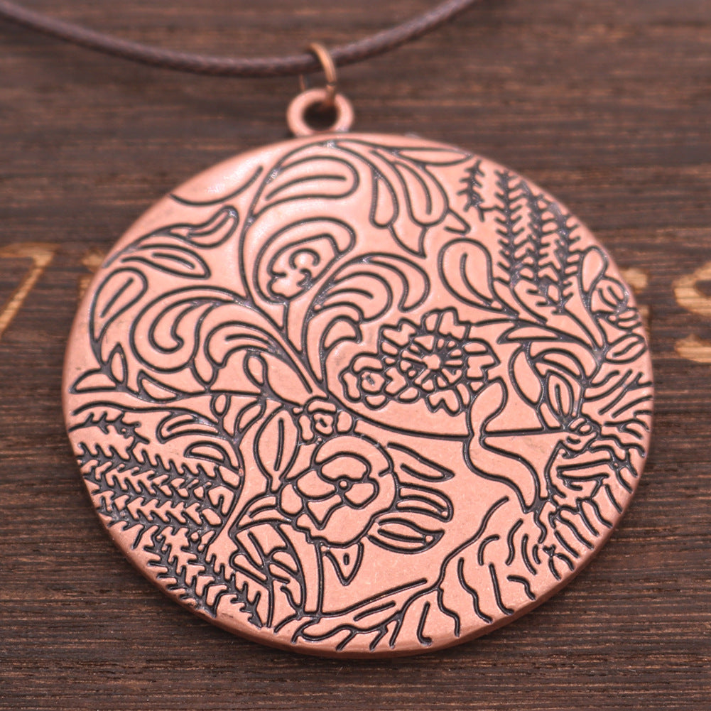 Mandala Totem Flower Necklace in Men's Jewelry Line