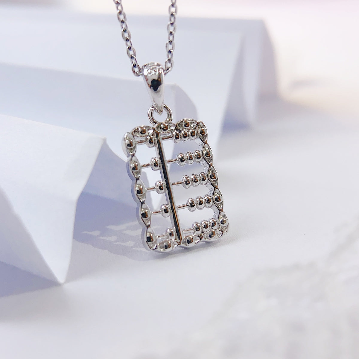 Minimalist Korean 925 Sterling Silver Pendant Necklace