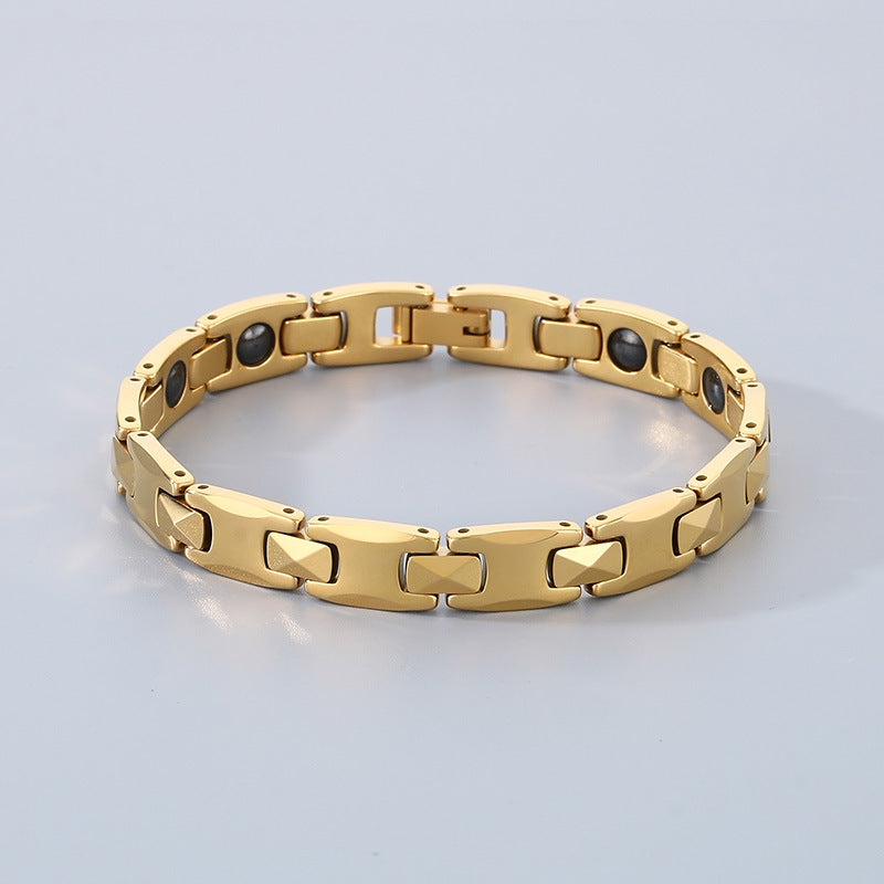 Planderful Magnet Stone Adjustable Couple Bracelet For Men