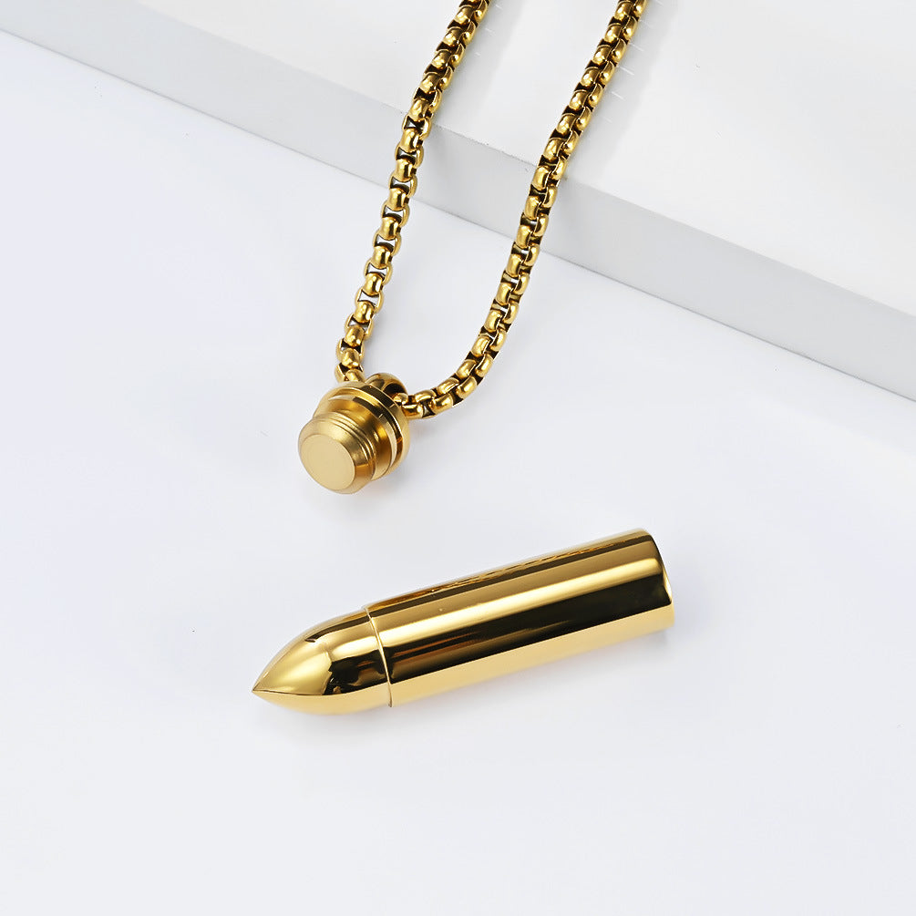 Modern Stainless Steel Necklace — Gold / Silver / Black