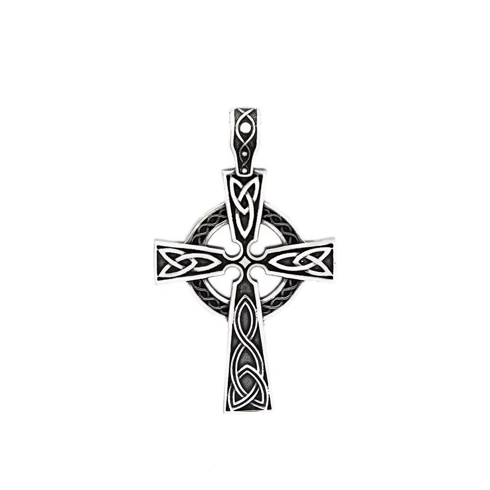 Celtic Cross Men's Pendant Necklace