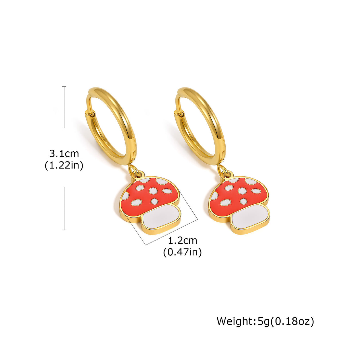 Stainless Steel Cat Earrings