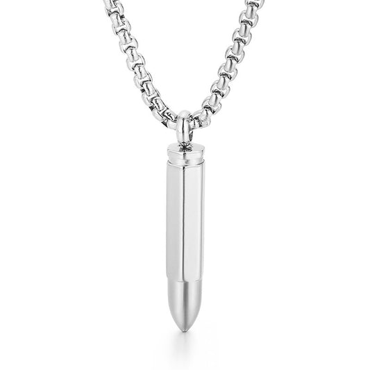 Stylish Multi-Color Electroplated Titanium Steel Pendant for Men