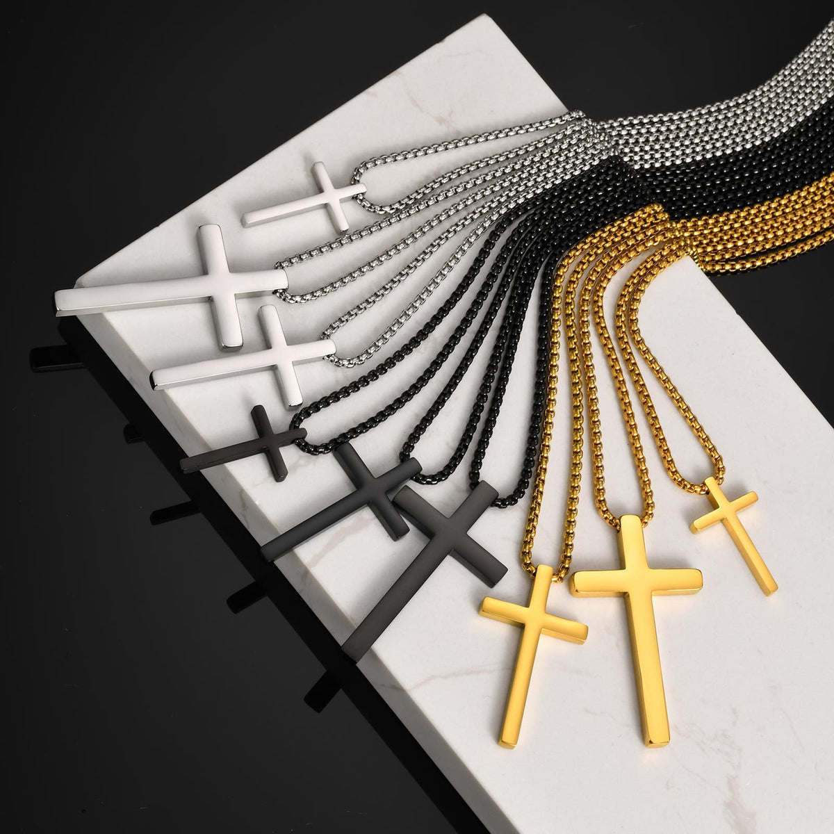 Stainless Steel Cross Necklace