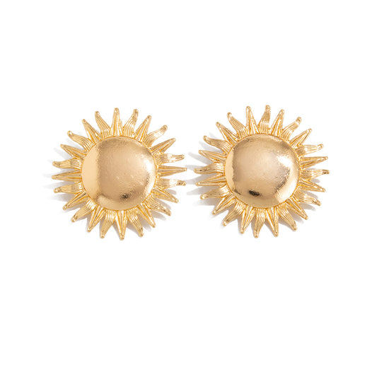 Planderful Vienna Verve Earrings – Elegant Sunflower Design