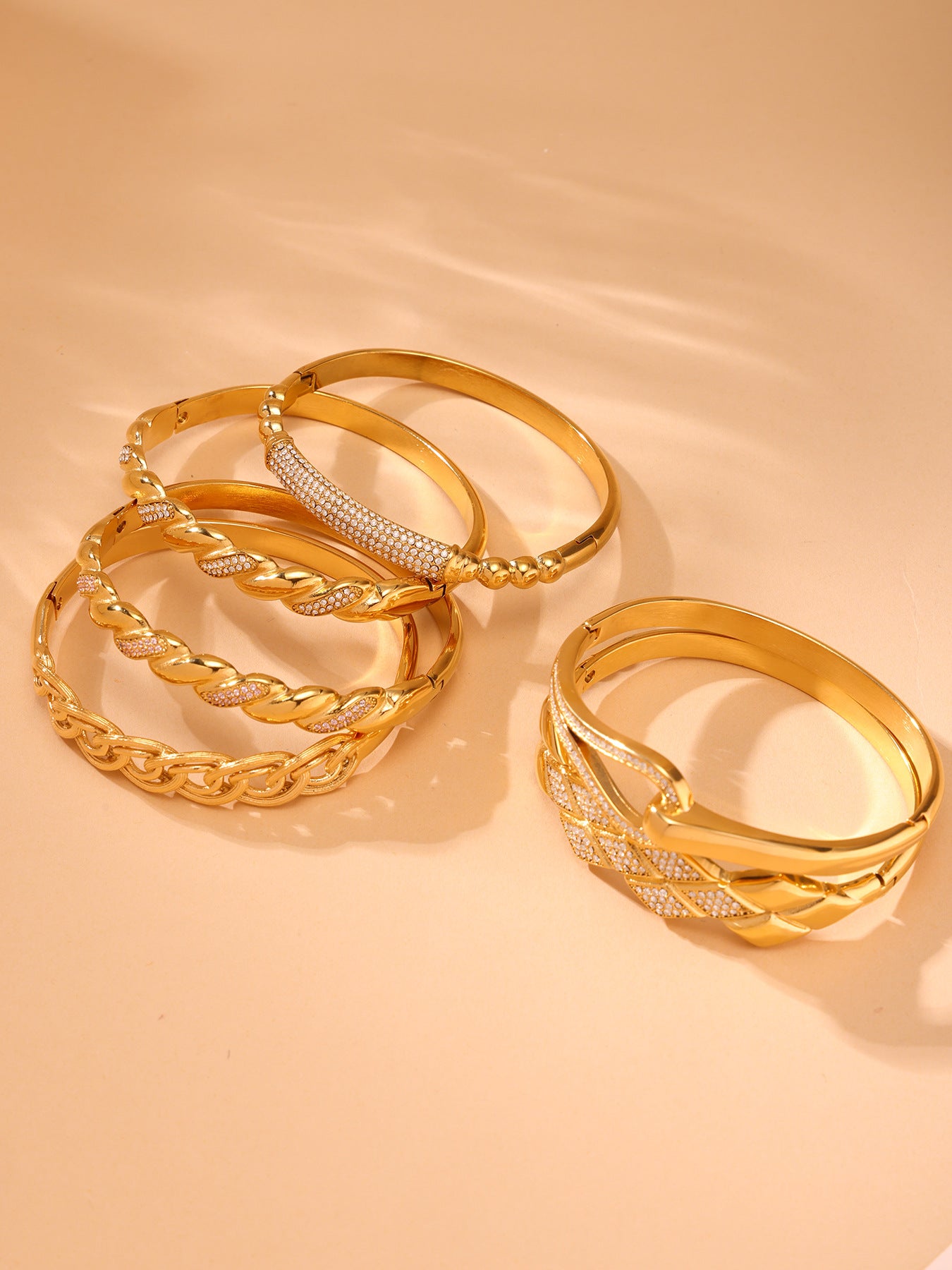 Planderful Everyday Genie Stainless Steel Zircon Bracelet