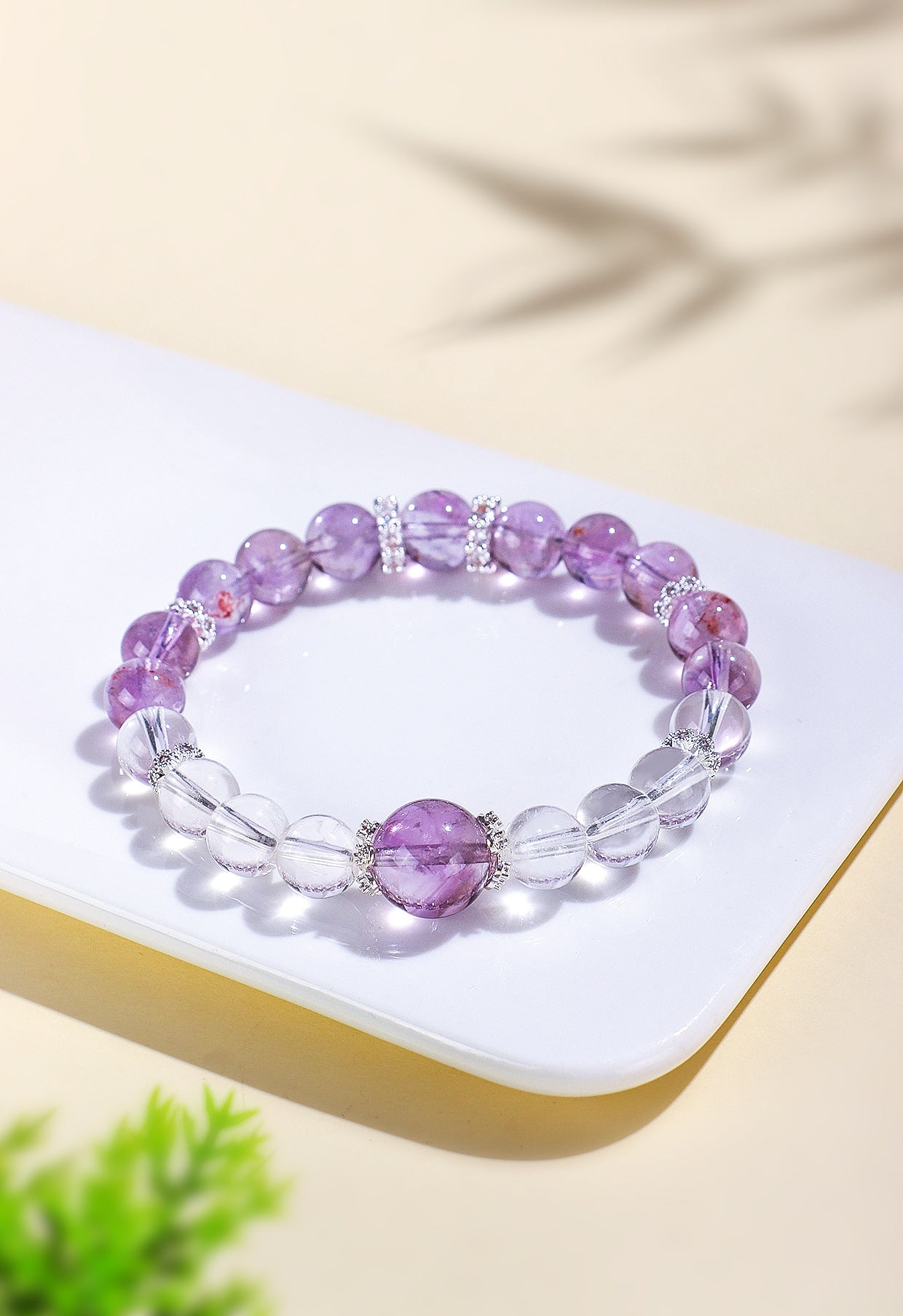 Planderful Fortune's Favor Amethyst Bracelet – Luxurious Crystal Elegance