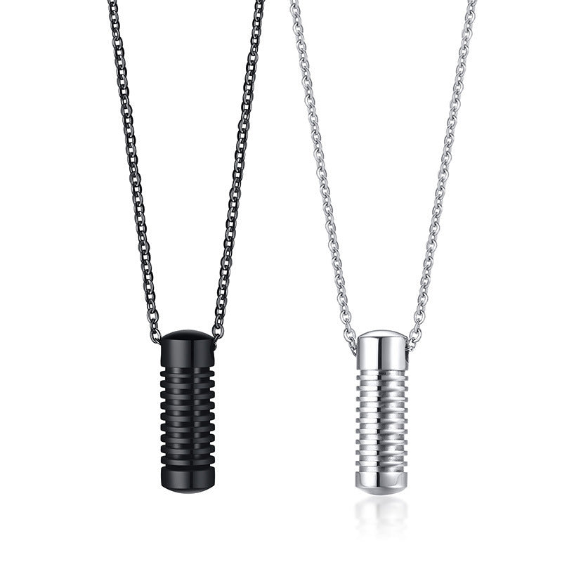 Stainless Steel Threaded Pet Urn Pendant Openable Wholesale