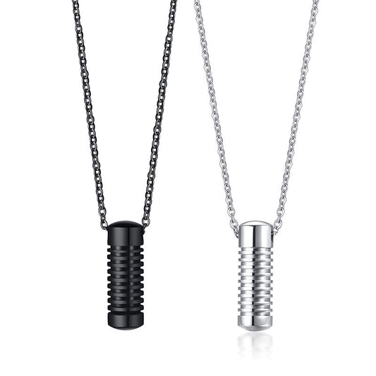 Stainless Steel Threaded Pet Urn Pendant Openable Wholesale