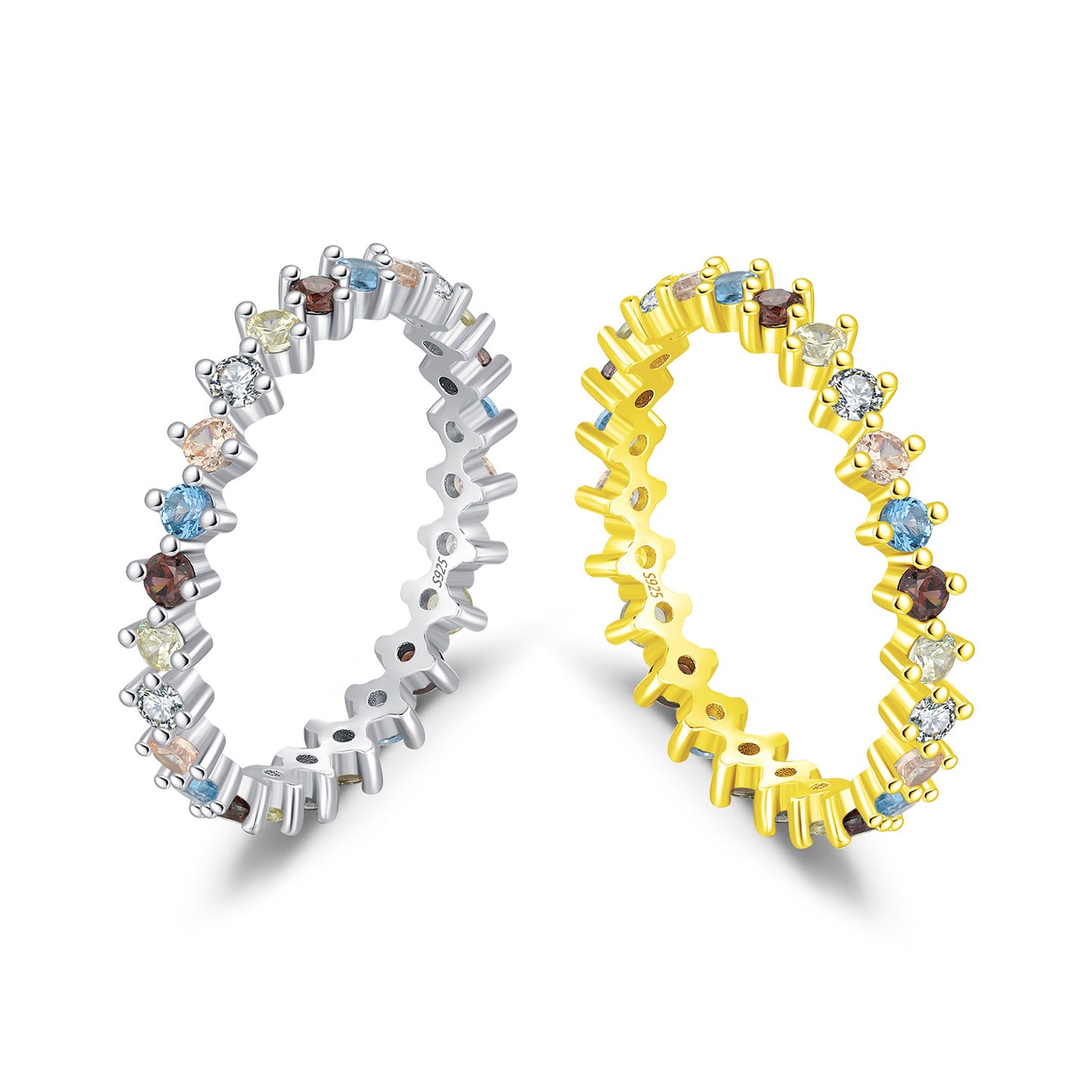 Planderful Everyday Genie Ring – Elegant Sterling Silver with Vibrant Zircon