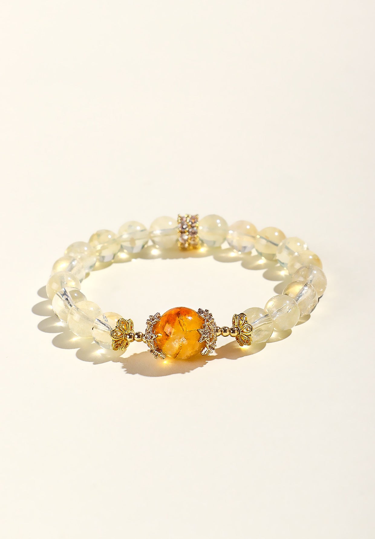 Planderful Fortune's Favor Bracelet – High-End Citrine and Super Seven Design