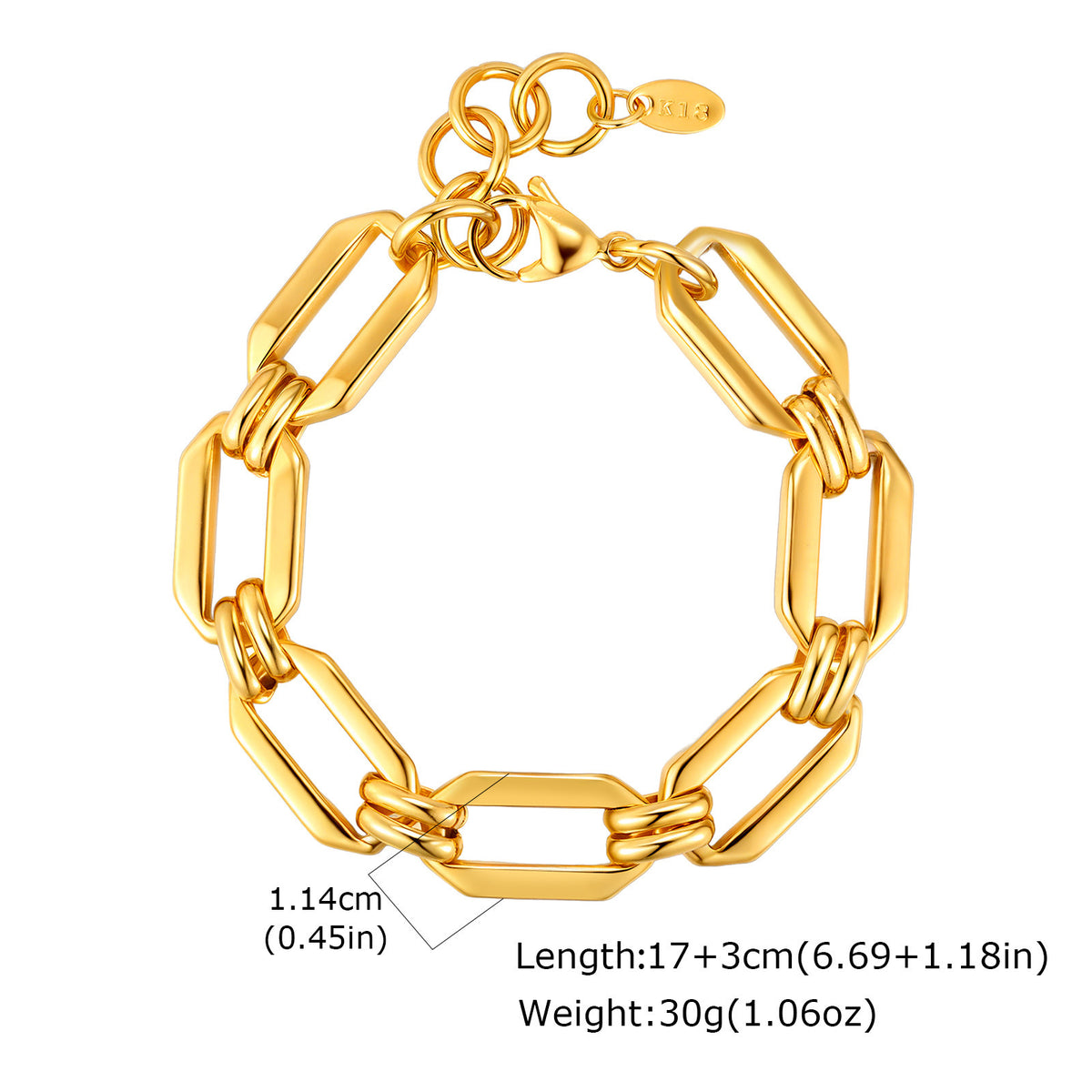 Hip-Hop Stainless Steel Bracelet Collection