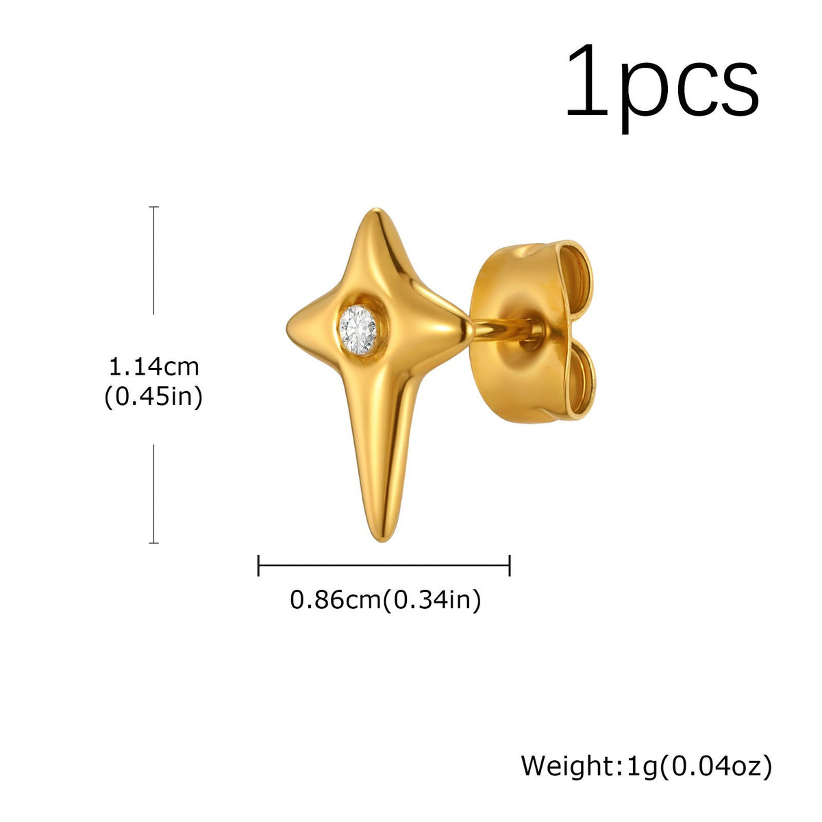 Punk Single Earrings — Five Designs