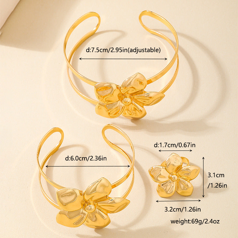 Planderful Vienna Verve Retro Metal Jewelry Set for Women