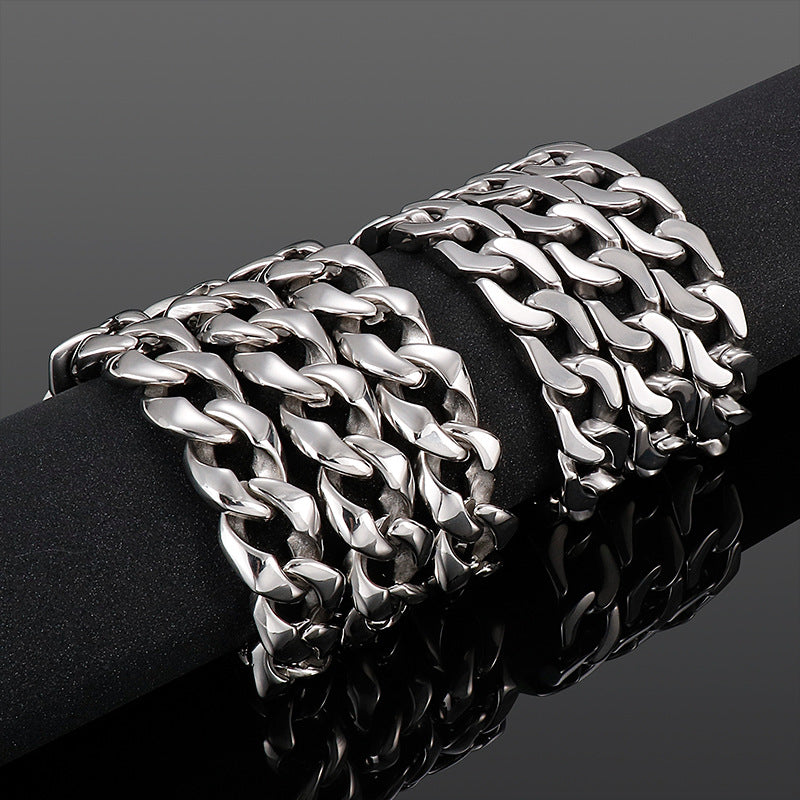 Stainless Steel Chain, Simple Atmosphere Titanium Steel Men's Necklace