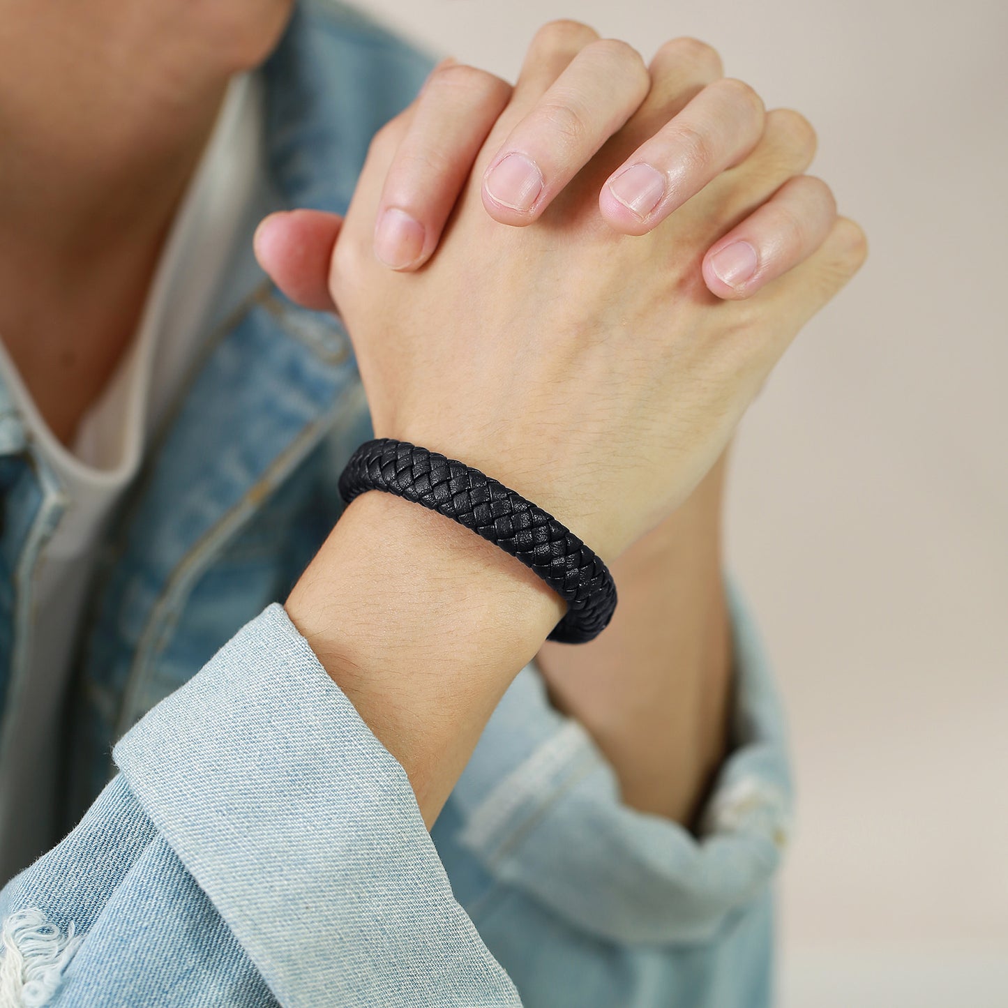 Stainless Steel European American Cross-Border Men's ZP Bracelet