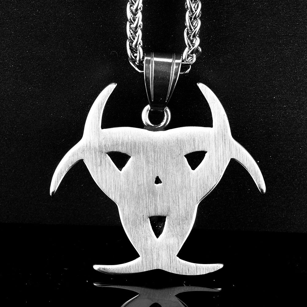 European And American Jewelry Wholesale Titanium Steel Men's Pendant Stainless Steel Necklace Retro Viking Celtic Knot Pendant