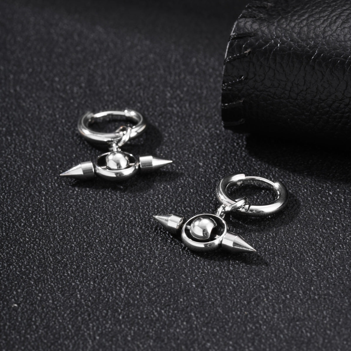 Stainless Steel Punk Earrings