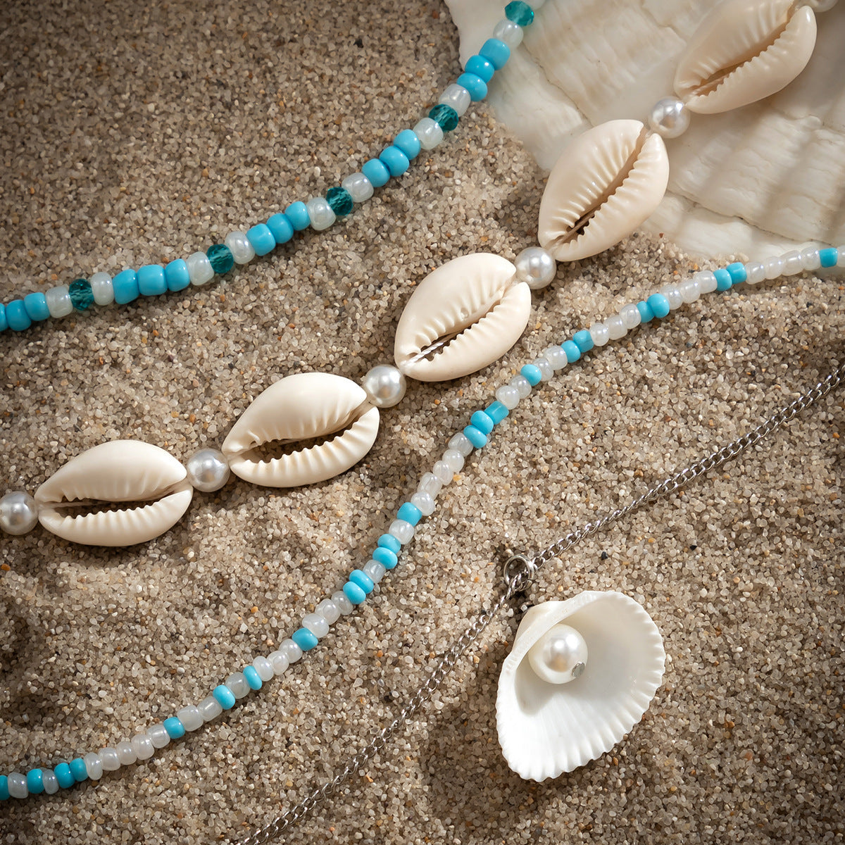 Planderful Vienna Verve Necklace – Coastal Inspired Multi-Layer Design