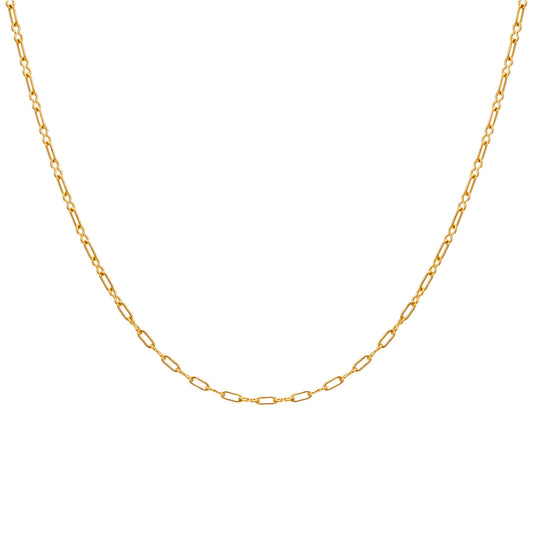 Stainless Steel Handmade Chain Gold Necklace Bracelet Women's